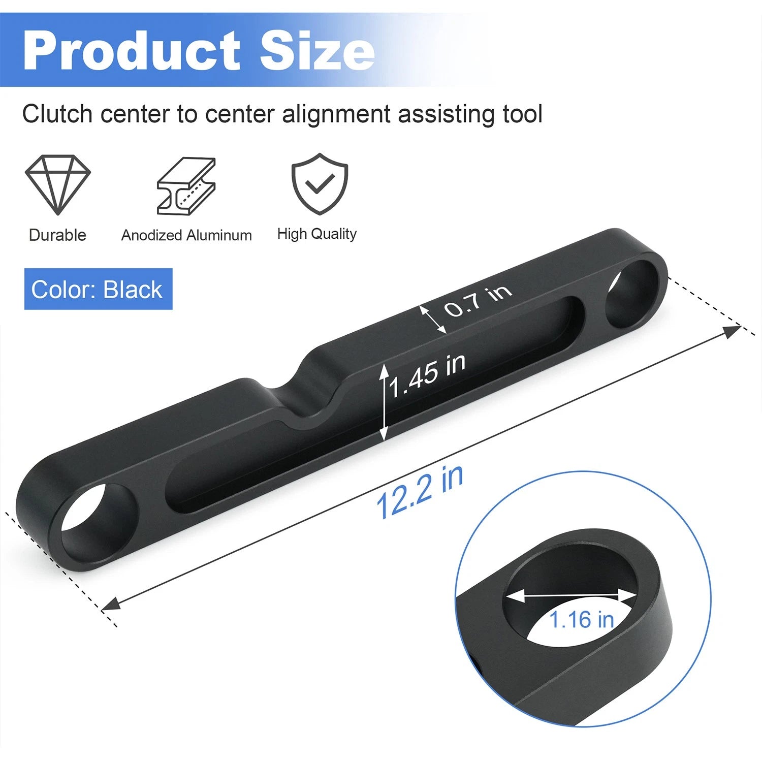 Secondary Clutch Shaft Alignment Tool for Polaris RZR Pro (2018–2023)