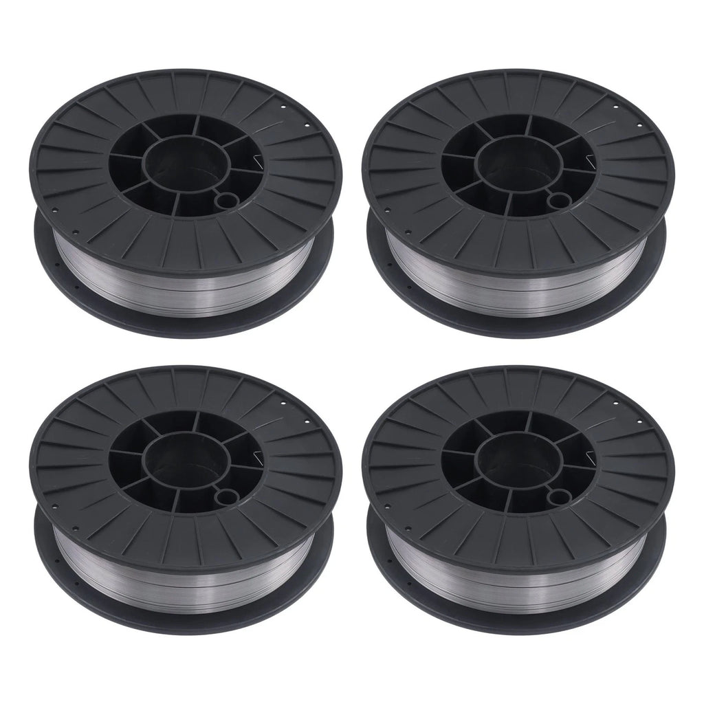 Set of 4 Flux Core Welding Wire Spools for MIG Welding (Gasless)