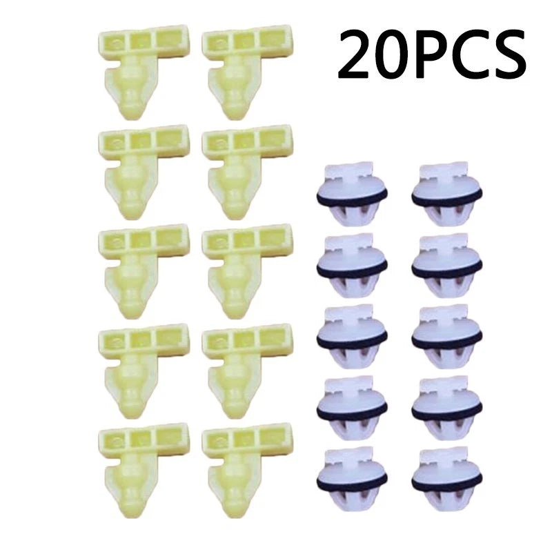 Set of 4 Wheel Car Clips for