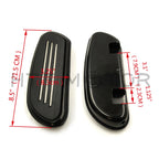 Black Streamline Passenger Floorboard for Harley Touring Road Street Glide (1993–2019)