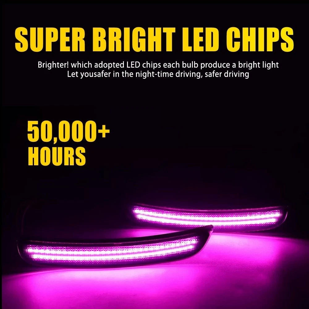 16Pcs LED Side Marker Lights + Harness for Dodge Charger (2015–2022)
