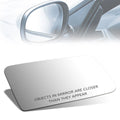 Side Door Mirror Glass Convex Lens for Buick Century/Chevrolet Celebrity (1982–1996)