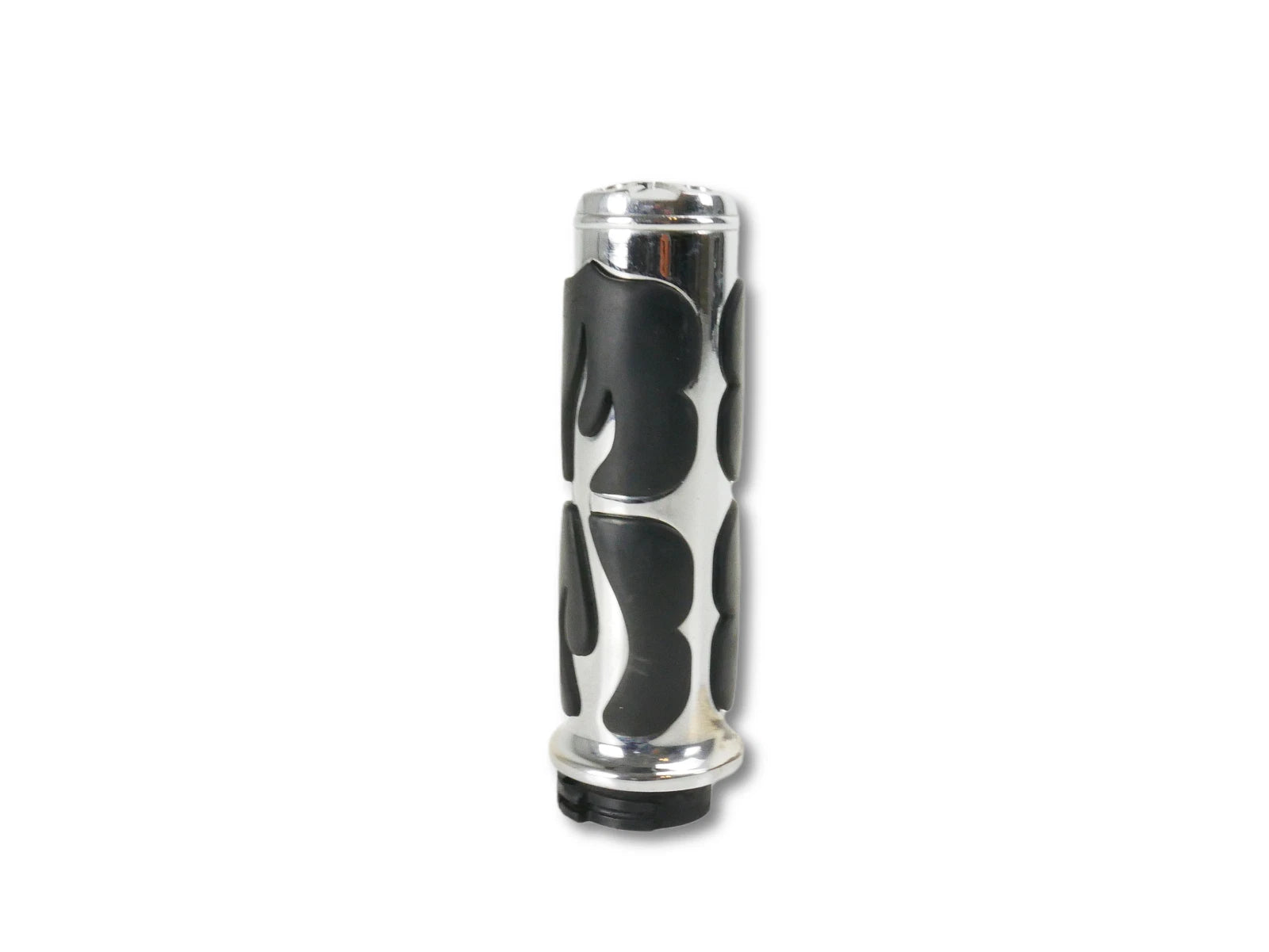 Chrome Flames Hand Grip Left Side for Harley Road King CVO (1996–2016)