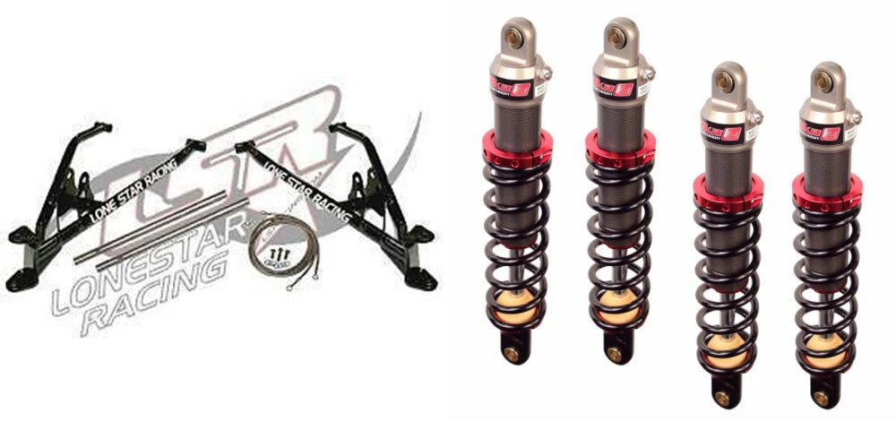 Lonestar +3 Long Travel A-Arms & Elka Stage 1 Shocks for RZR170 (2010–2019)