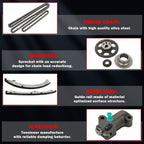 Timing Chain Kit for Honda Accord CR-V Element 2.4L (2002–2011)