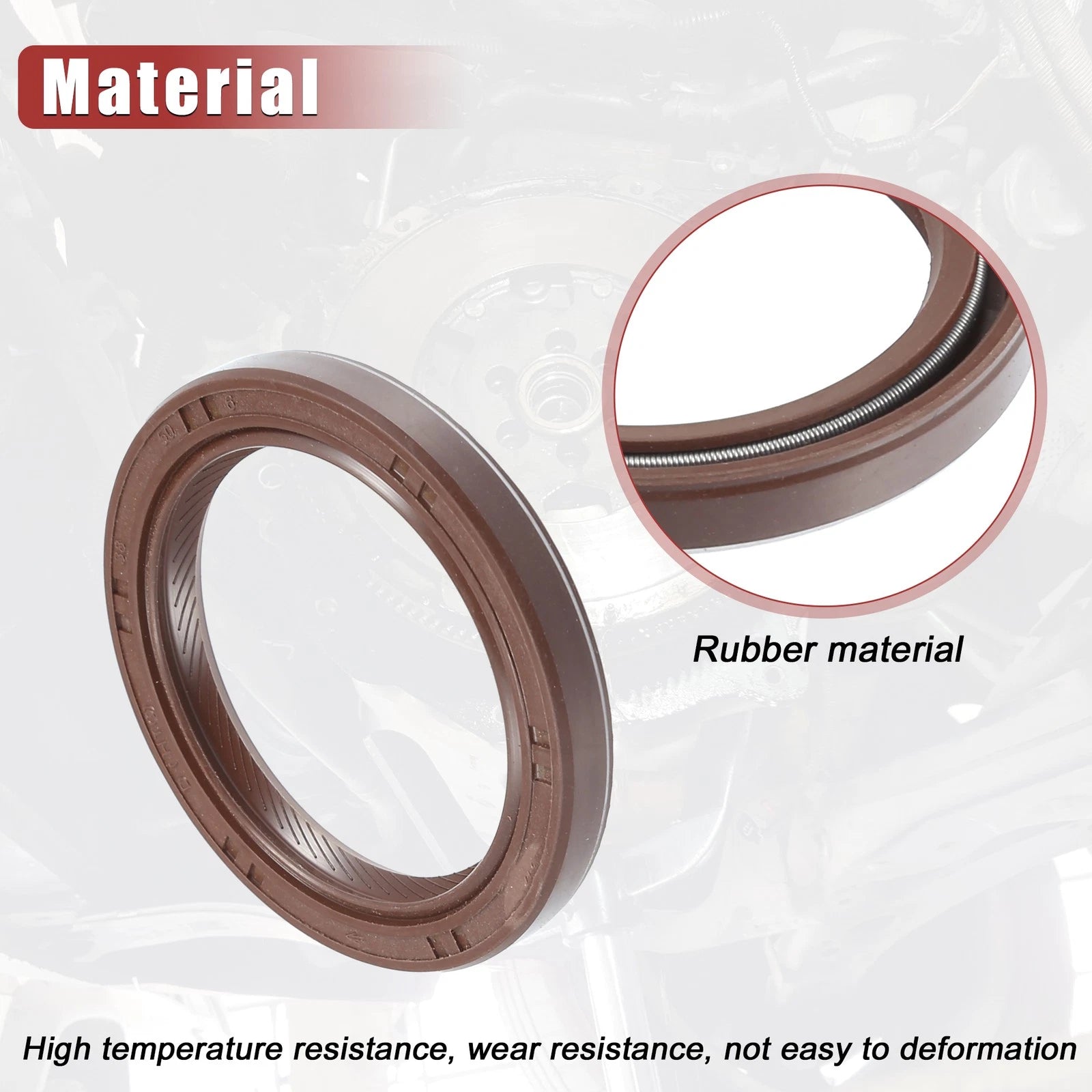 2X Crankshaft Seal for Toyota Camry (2002–2011) No. 90311-38089