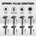 Set of 8 Ignition Coils & Iridium Spark Plugs for Volvo XC90 (2005–2010) UF574