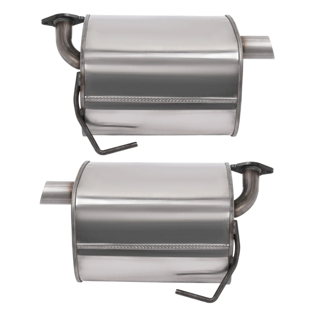 2X Rear Exhaust Mufflers for Subaru Forester (2009–2013) & Impreza (2008–2011) 2.5L
