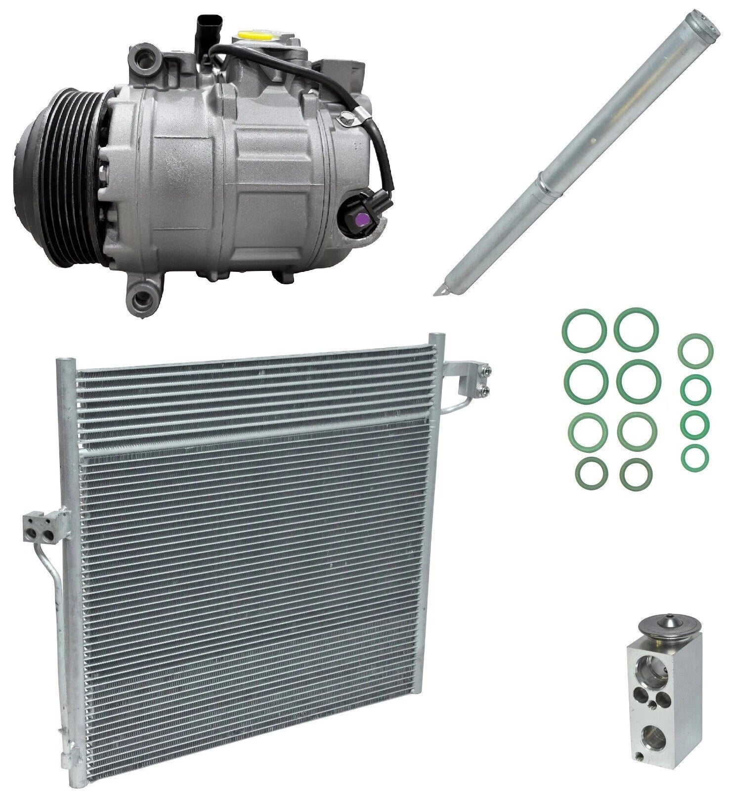 AC Compressor Kit with Condenser for Mercedes GLE63 AMG S (2017–2017)