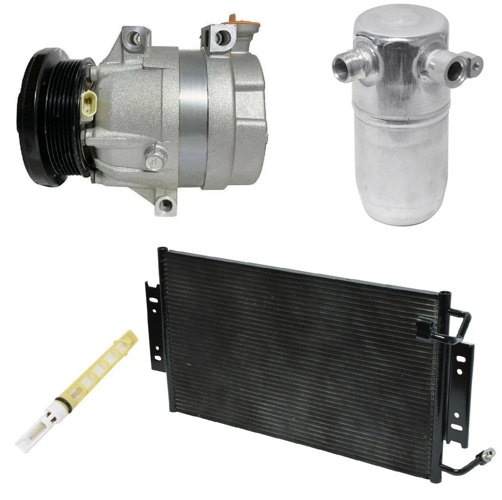 AC Compressor Kit w Condenser for Chevrolet Malibu 3.1L (2003–2005)