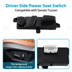 Power Seat Switch for Hyundai Sonata, Tucson, Kia Optima (2011–2020)