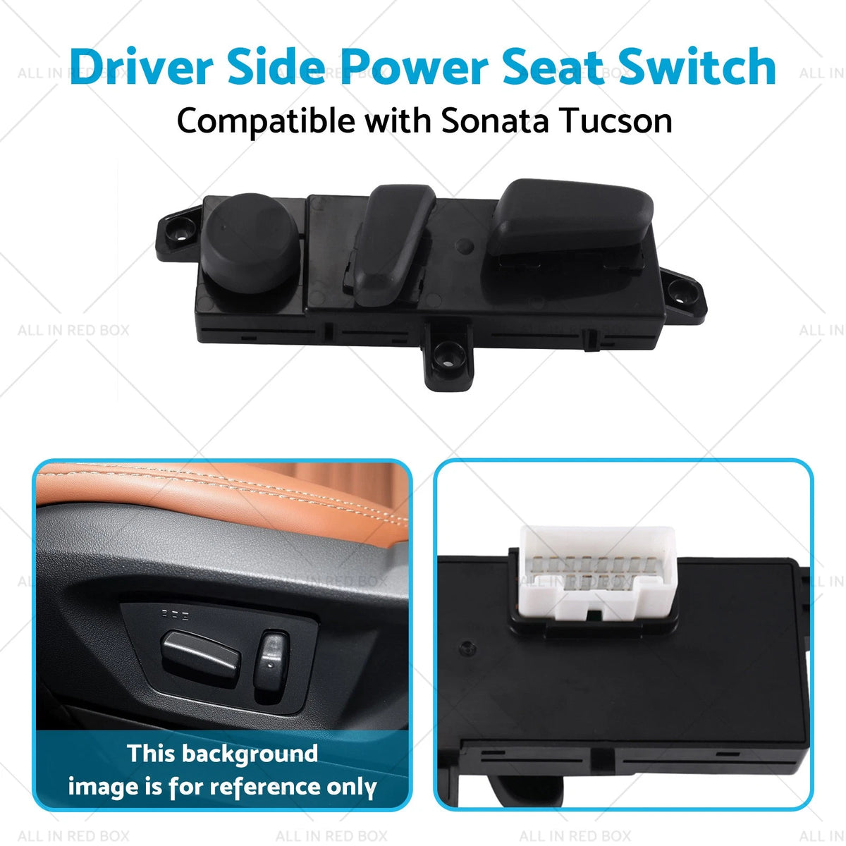 Power Seat Switch for Hyundai Sonata, Tucson, Kia Optima (2011–2020)
