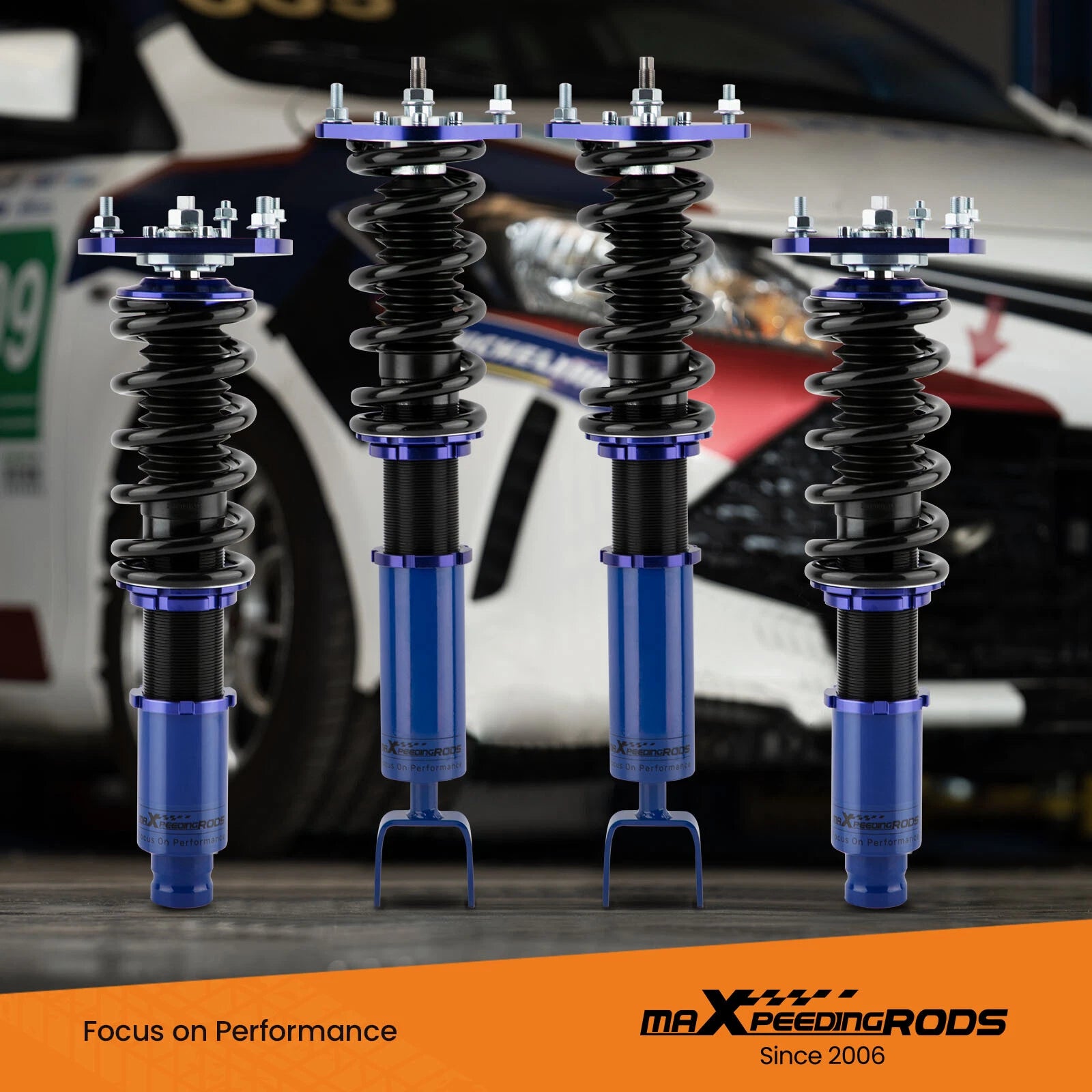 Adjustable Coilover Struts Suspension Kit for Honda Prelude (1992-2001)