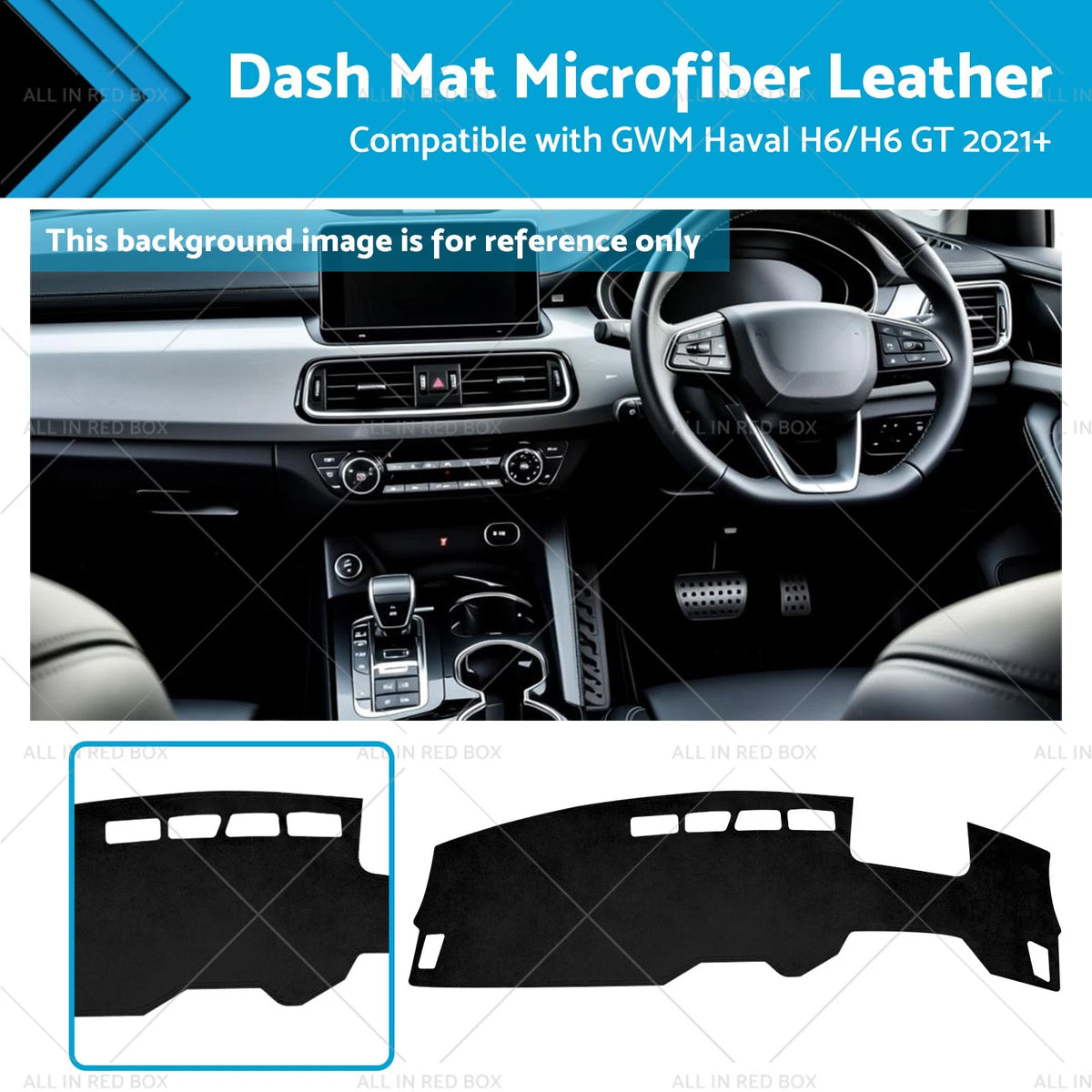 Dash Mat Microfiber Leather for GWM Haval H6/H6 GT (2021–Present)