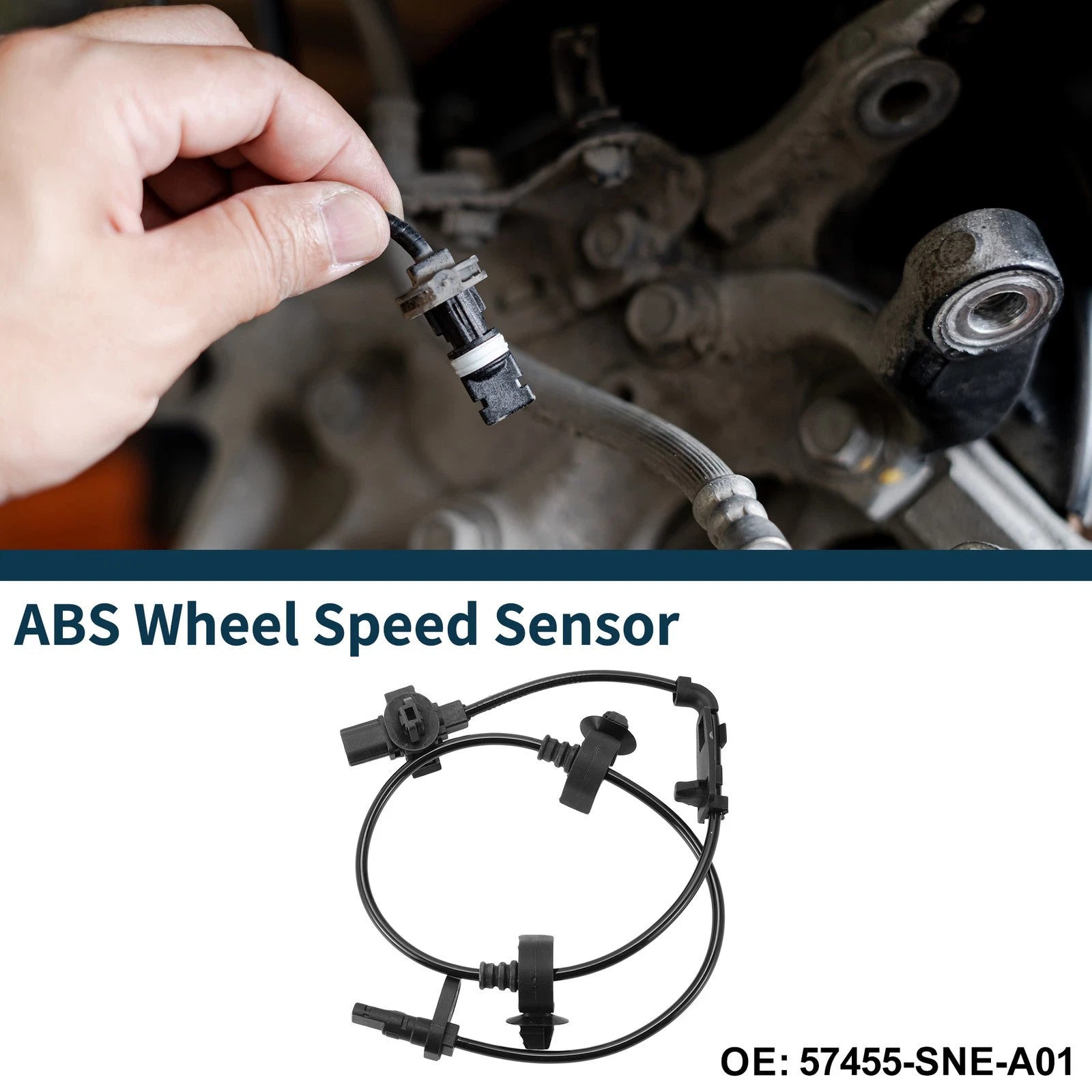 ABS Wheel Speed Sensor No. 57455-SNE-A01 for Honda Civic (2016–2021)