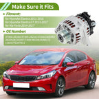 Alternator 90A 12V for Hyundai Elantra (2011–2017) No. 373002E200