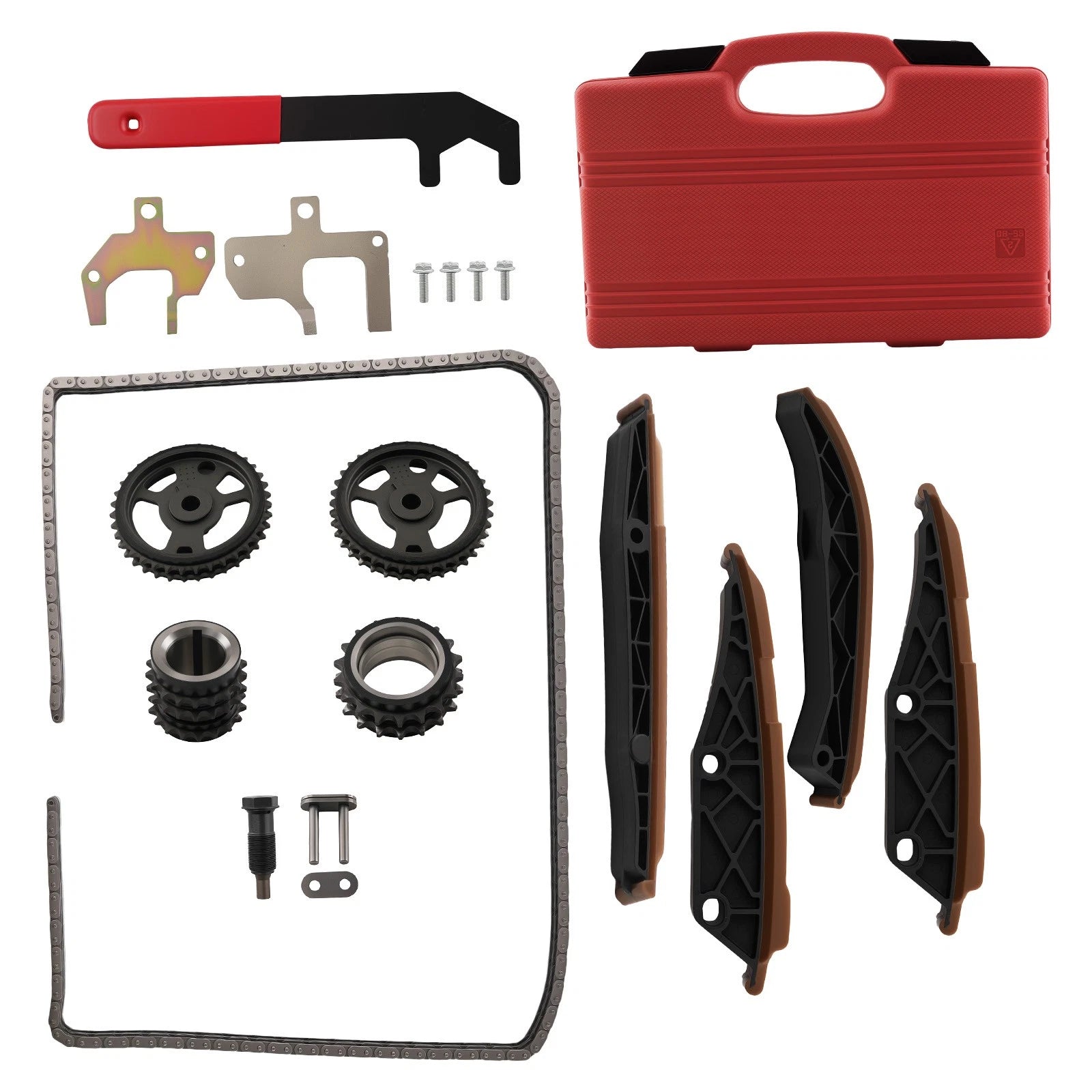 Timing Chain Kit with Camshaft Locking Tool for Mercedes-Benz E320 E430 E500 E55 (1996-2006)