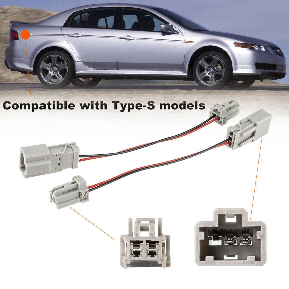 2X Wire Conversion Adapters for Acura TL Type S (2007–2008)