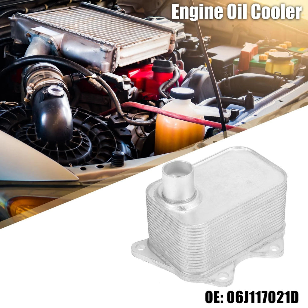 Automatic Engine Oil Cooler 16 Rows for Audi TTS Quattro (2009–2012) 06J117021D