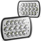 Set of 2 LED Headlights for Ford F150 F250 F350 (1985–2010) H6054 Chrome