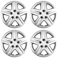 17' 5 Spoke Push-on Silver Wheel Cover Hubcaps - Upgrade Your Auto XIEUH222