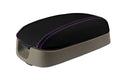 Carbon Fiber Console Lid Cover for Hyundai Elantra (2001–2006) Purple Stitch