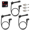 2x Spark plug & Cap Wire for Mule PRO-FX/FXR/FXT