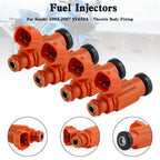 Set of 4 Fuel Injectors 15710-17G00 for Suzuki GSX-R600/750, Vstrom 650, SV650 (2003–2007)