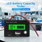 Battery Capacity Tester for Acid Ternary Lithium LFP DC8-30V