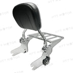 Detachable Sissy Bar Backrest Luggage Rack for Harley Road King Electra (1997–2008)