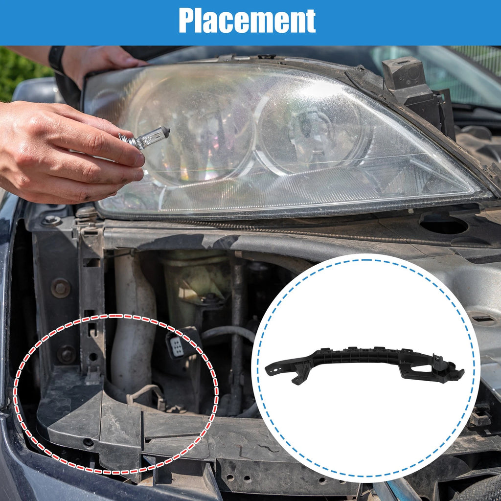 Left Driver Side Headlight Bracket Support Retainer for Honda Accord (2008–2012)
