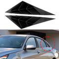Black Side Window Louver Shutter Cover Trim for Hyundai Elantra (2021–2023)