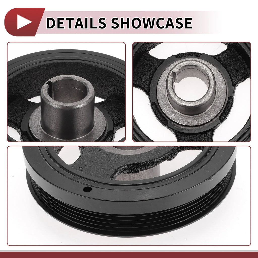 Engine Harmonic Balancer Crankshaft Pulley for GMC Terrain (2018–2020) No.12626962