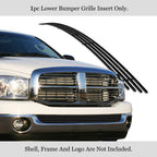 Bumper Black Billet Grille Insert for Dodge Ram 1500/2500/3500 (2002-2009)