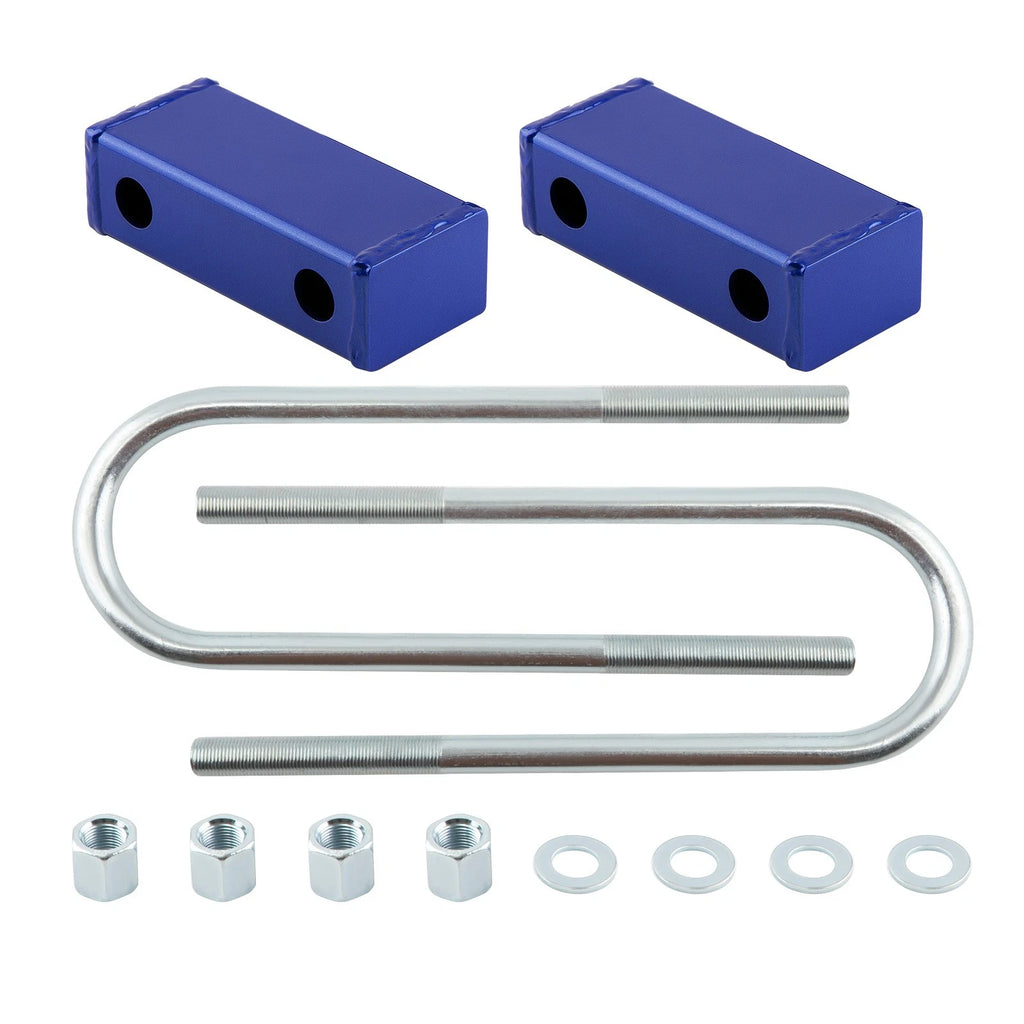 3" Drop Kit Lowering Blocks with U-bolts for Chevrolet C10 C20 (1960–1972)