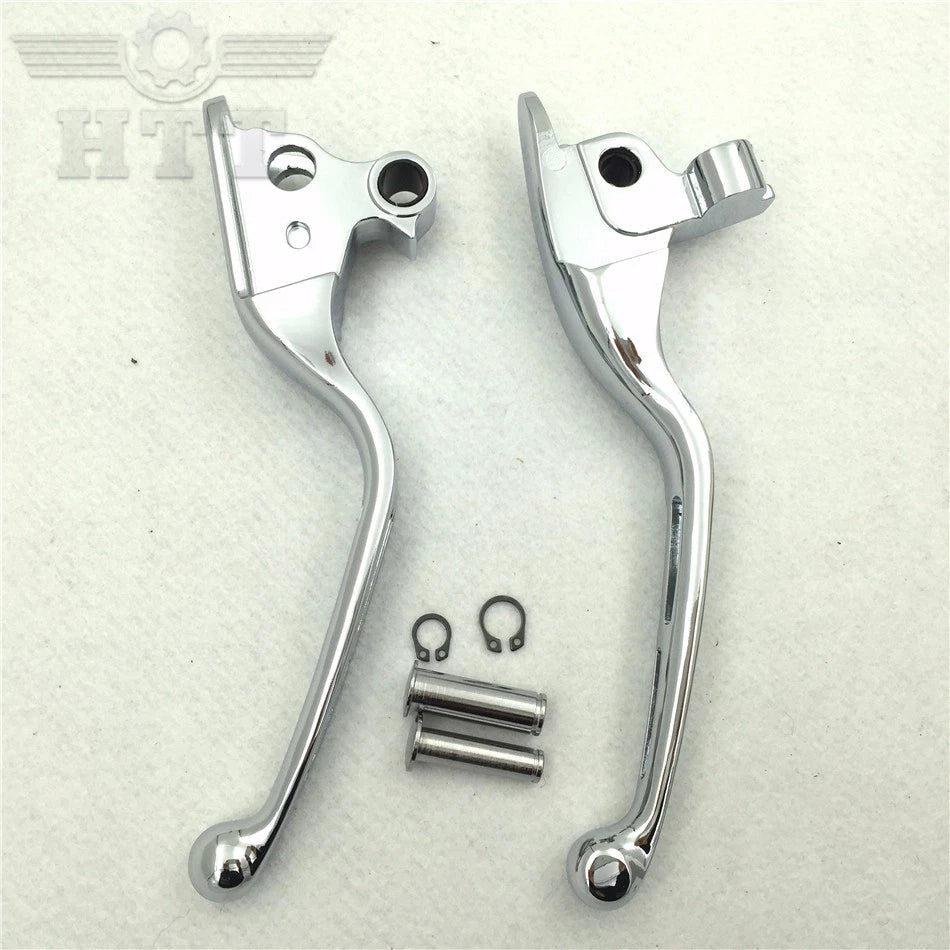 Chrome Brake Clutch Hand Levers for Harley Touring Trike FLHR FLHRC (2009–2023)