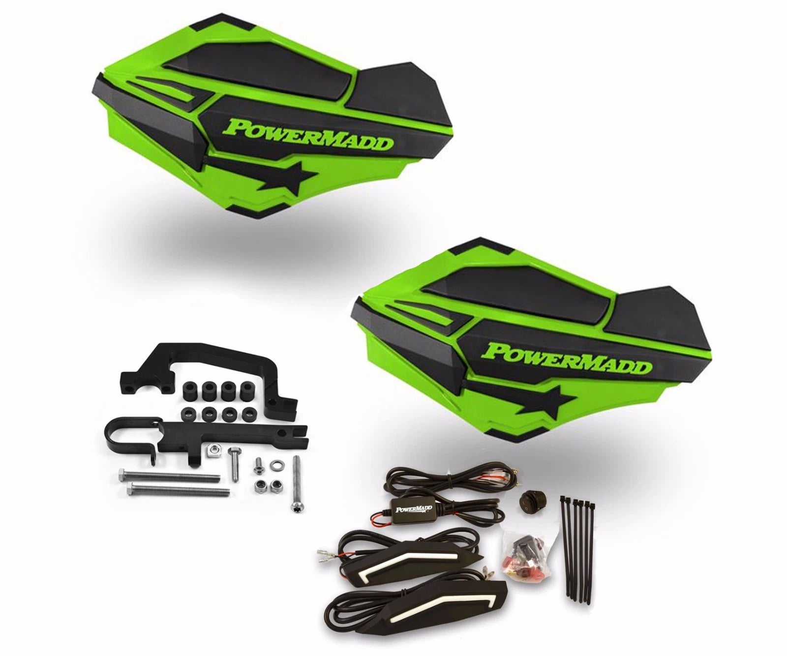 Powermadd Sentinel LED Handguards for Ski-Doo Snowmobile