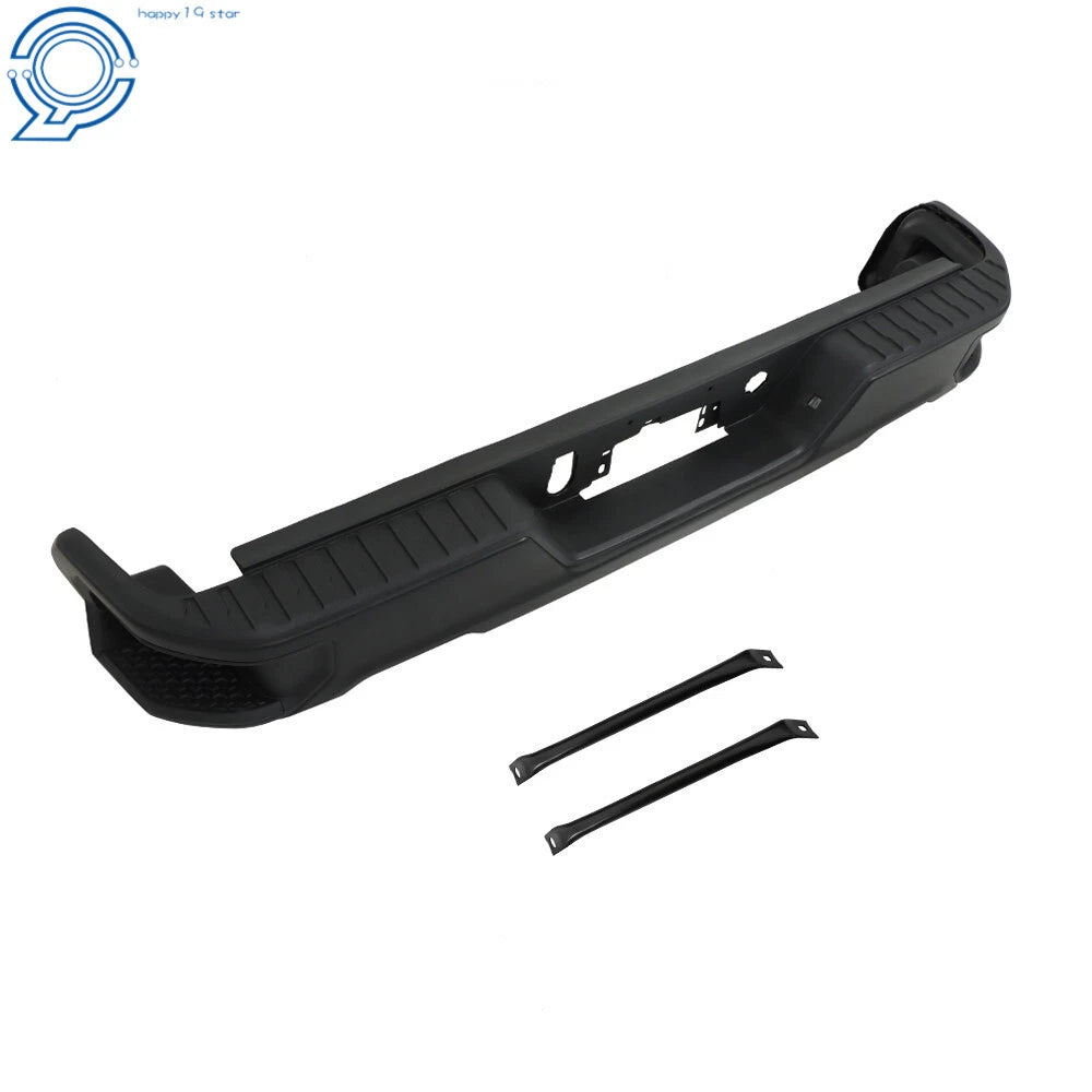 Rear Bumper Assembly for Silverado Sierra 1500 (2019–2023) Dual Exhaust Black