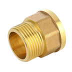 Brass Pipe Reducer 1" to 1/2" for Converting Larger Lines to Smaller Outlets