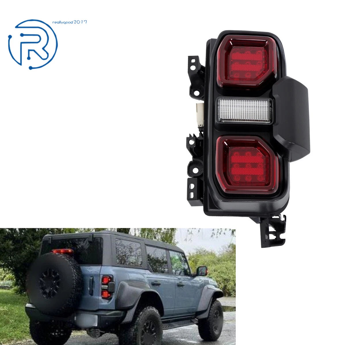 LED Tail Light Lamp for Ford Bronco Raptor (2021–2023)