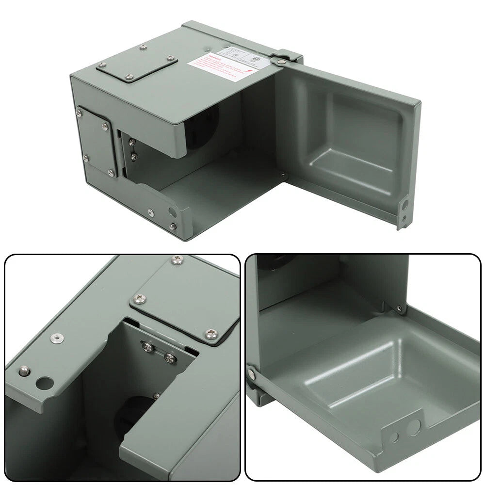 30 Amp Weatherproof Power Outlet Box for EV/Welding Applications
