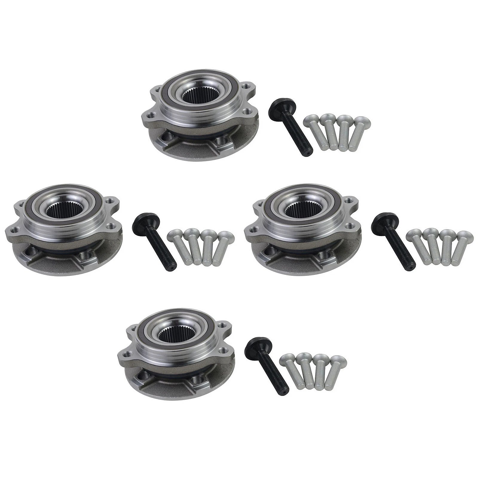 Wheel Hub Bearing Kit for Audi A4 A6 A8 Q5 S6 S7 (2008–2018)