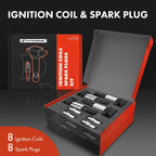 Set of 8 Ignition Coils & Iridium Spark Plugs for BMW E53 X5 (2003–2006)