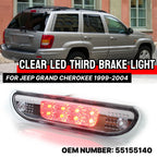 Clear LED Rear Third Brake Light for Jeep Grand Cherokee (1999–2004)