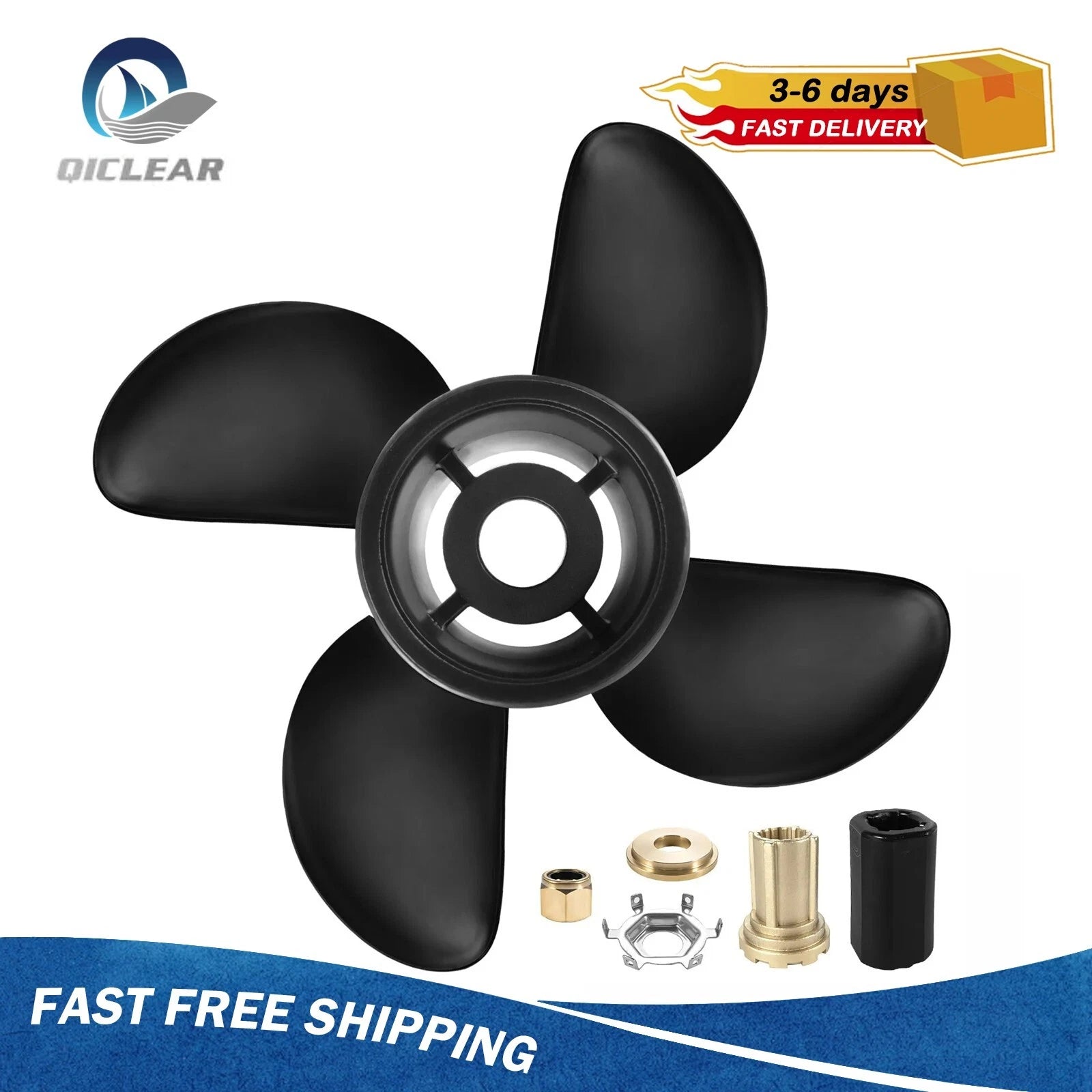 14 1/4 x 19 Outboard Propeller for Mercury 135-300HP (15 Spline, RH)