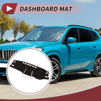 Dashboard Cover Mat for Toyota RAV4 (2019–2021) Sun Protector Black Red