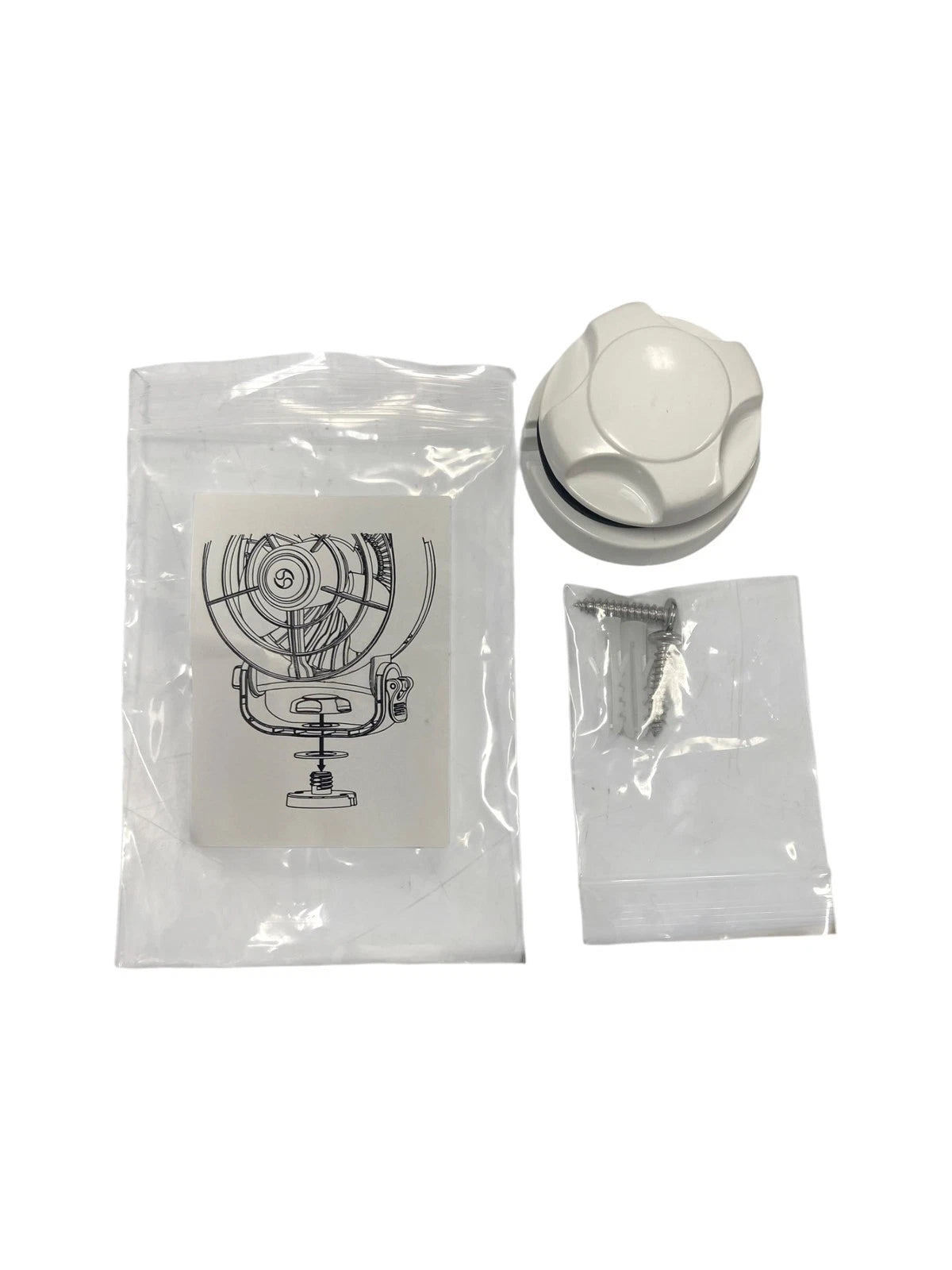 Caframo Bora 748CAWBX Marine Fan 3 Speed 12V White for Boat (OEM)