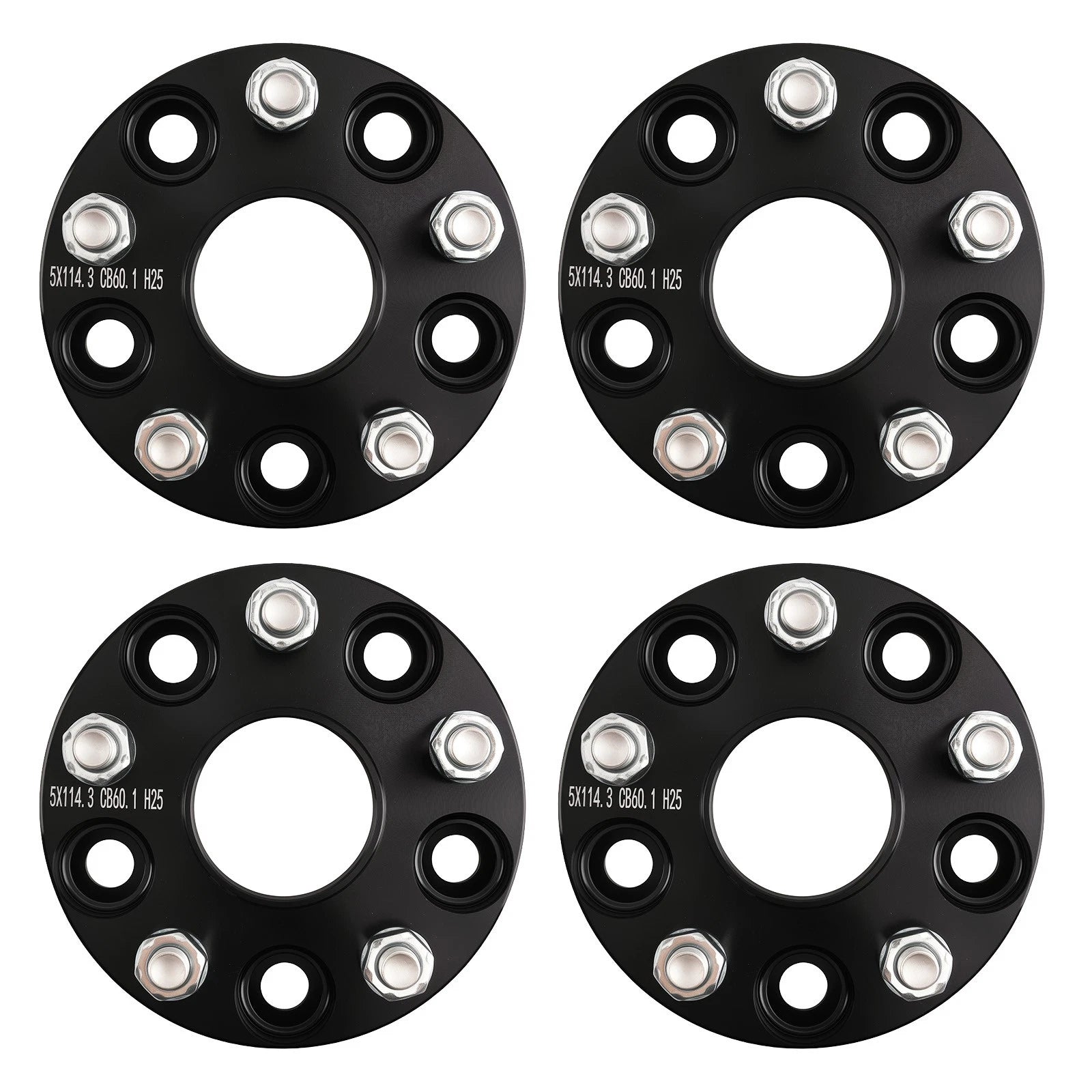 25mm Wheel Spacers for Scion TC XB (2008–2016) 5x4.5 M12x1.5 Bolts