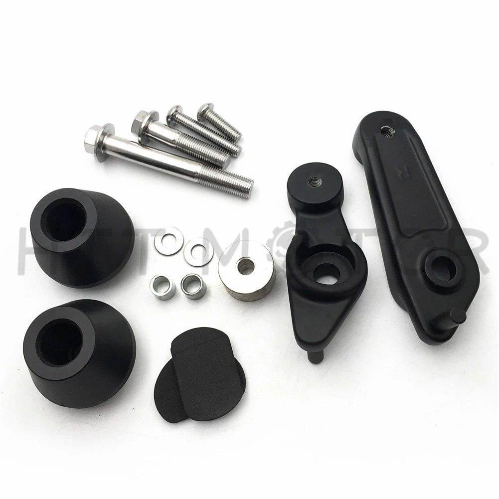 Black Frame Sliders Crash Protectors for Yamaha YZF R1 (2009–2014)