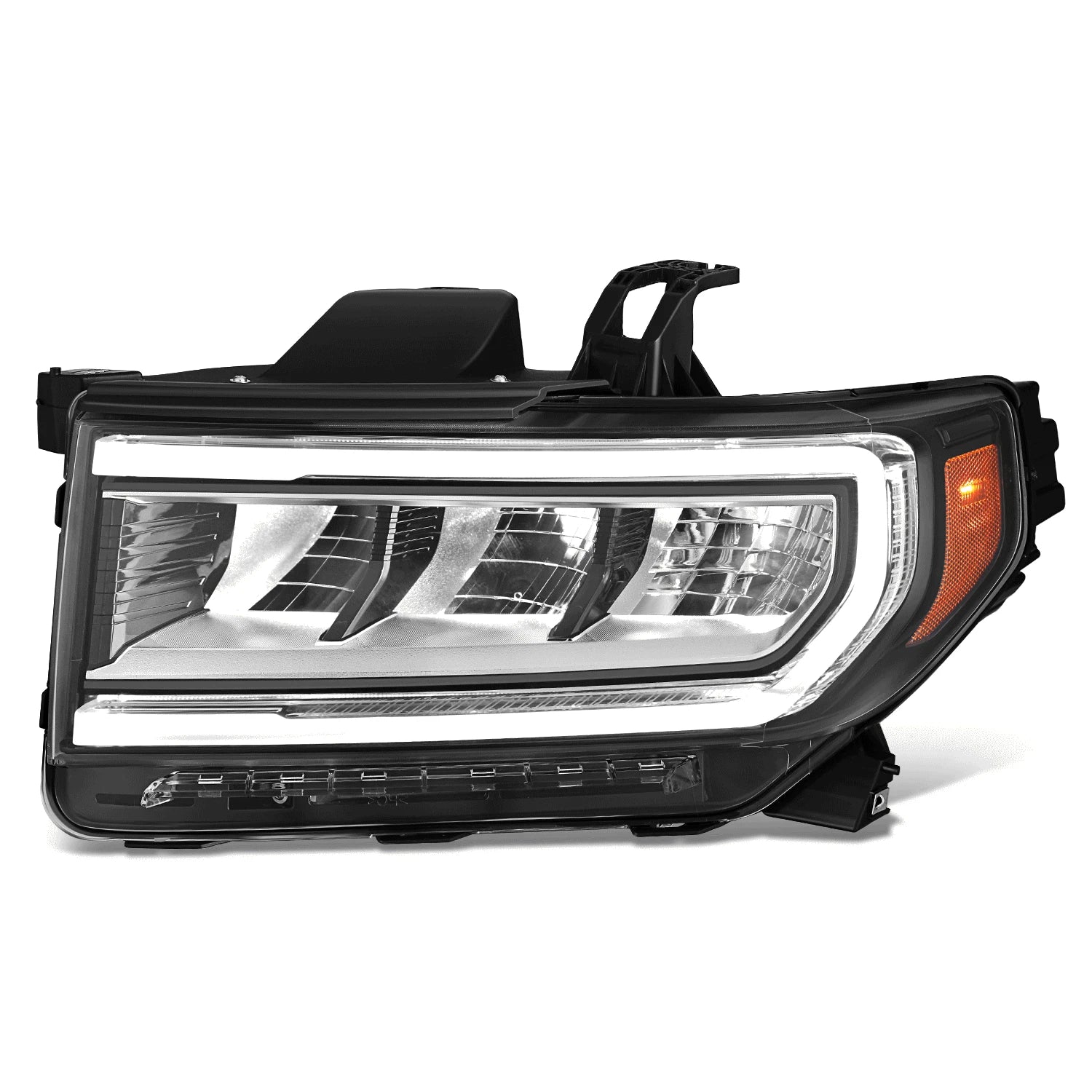 LED Headlight Assembly for GMC Acadia (2020–2023) - Left Side, Black, Amber